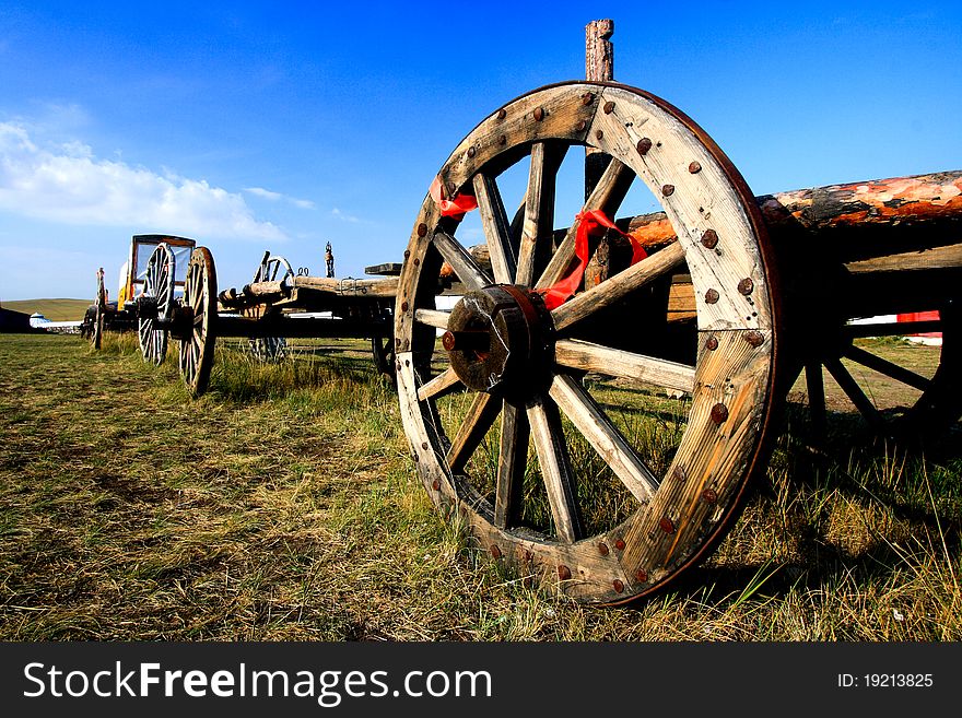 Migration transport in Inner Mongolia, use to migrate from one place to another.