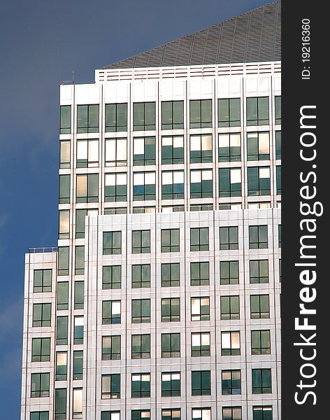 Detailed aspects of a classic modern London building. Detailed aspects of a classic modern London building