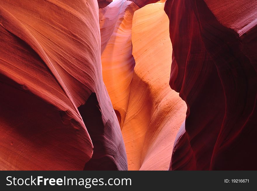 Upper Antelope Canyon, Page, AZ. Upper Antelope Canyon, Page, AZ