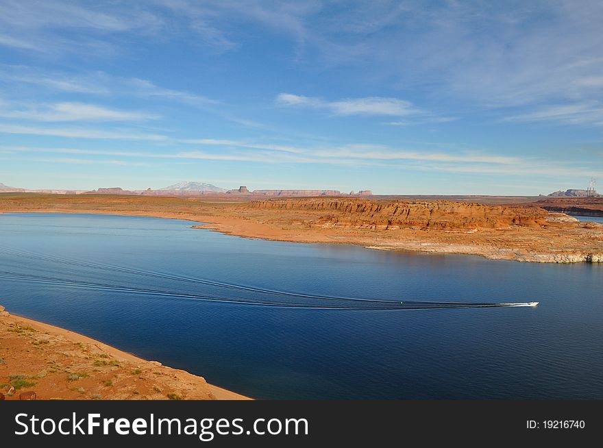 Lake Powell, Page, Arizona, near the Glen Canyon National Park