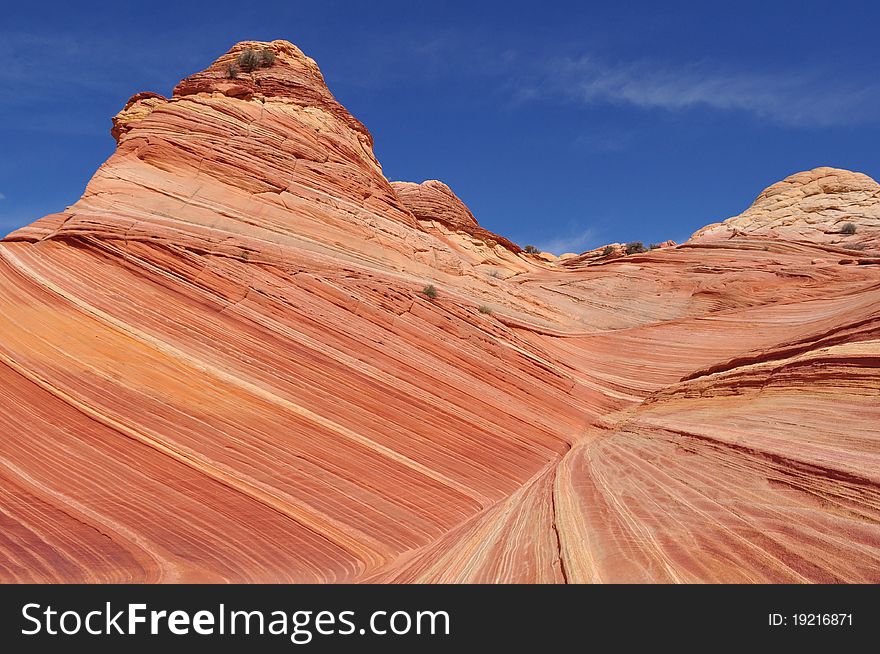 Hiking on Coyote North, permit required, Utah. Hiking on Coyote North, permit required, Utah