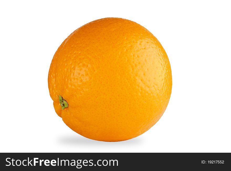 Sweet orangeon a white background