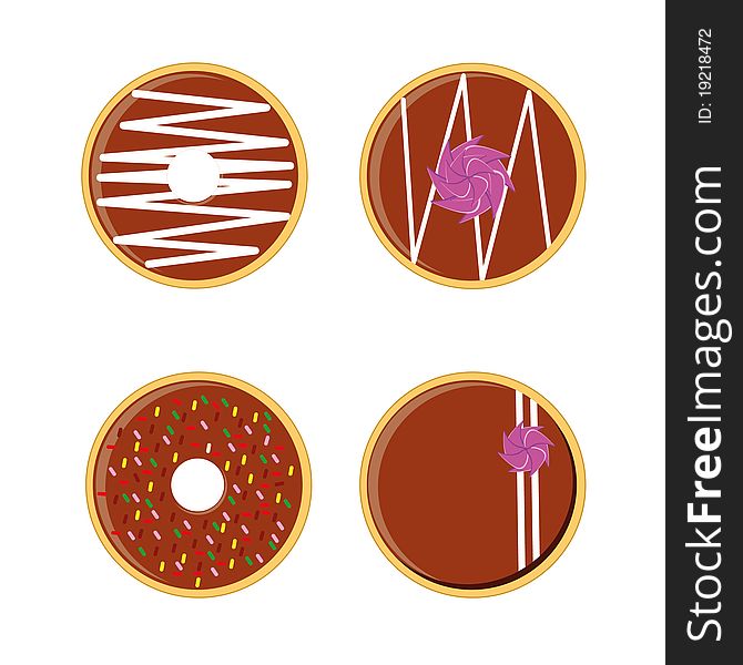Donuts set created by  with variant