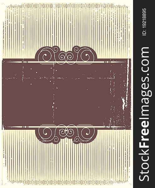 Vintage background with vignettes.Abstract paper for design