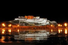 Potala Palace Night Stock Images Potala Palace Night Stock Images
