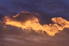 Cloudscape At Sunset Stock Photos