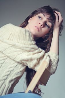 Brunette Royalty Free Stock Photo Brunette Royalty Free Stock Photo