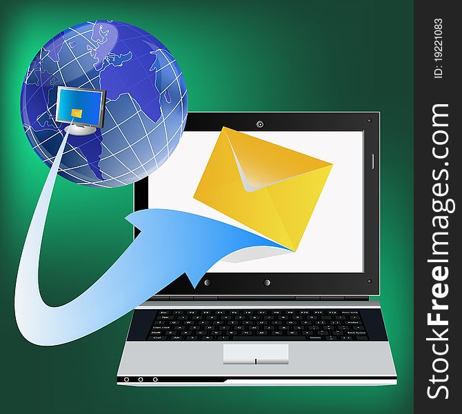 E-mail to deliver the message from any point of globe. E-mail to deliver the message from any point of globe