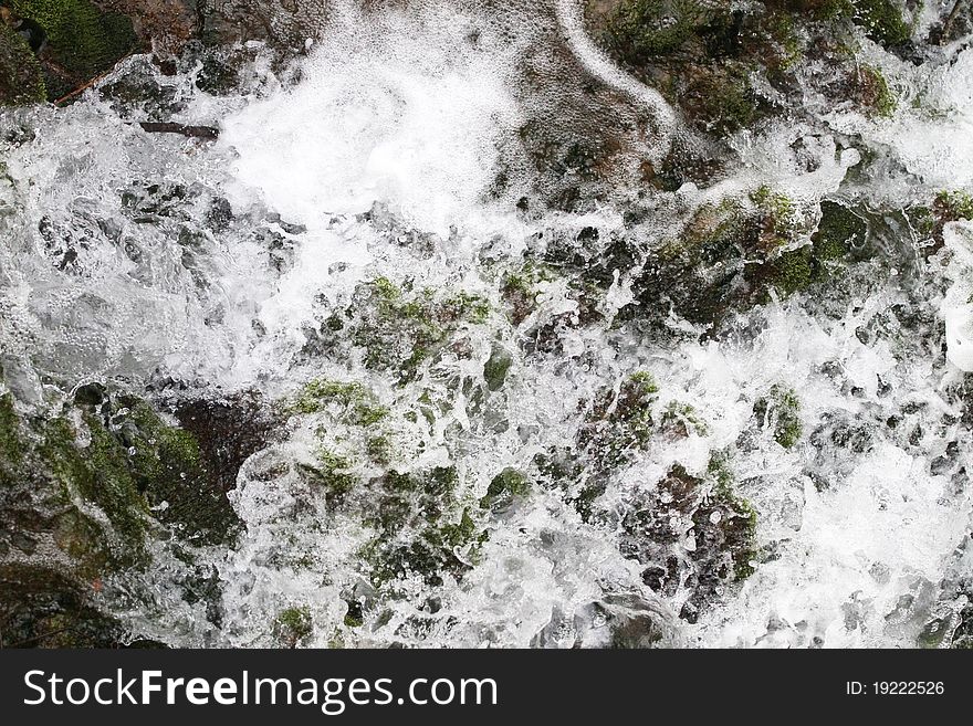 Water stream for background use. Water stream for background use