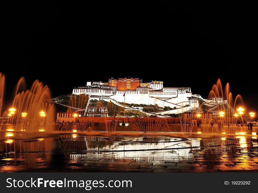 Potala Palace Night