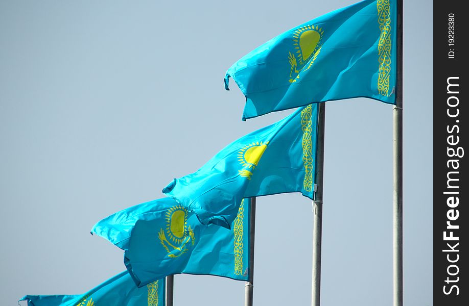 Flags Of Kazakhstan