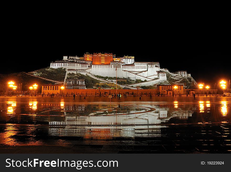 Potala Palace Night