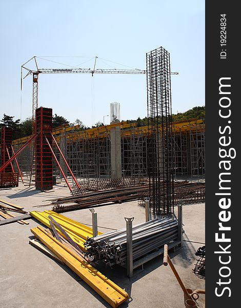 Scaffolding, Construction Site
