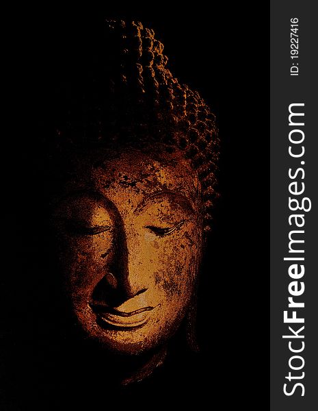 Image of buddha in background