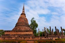 Wat Sa Si In Sukhothai, Temple Ruins Thailand. Royalty Free Stock Images Wat Sa Si In Sukhothai, Temple Ruins Thailand. Royalty Free Stock Images