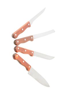 Set Of Kitchen Knives Royalty Free Stock Images