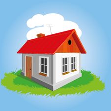 House In The Village Stock Photography House In The Village Stock Photography