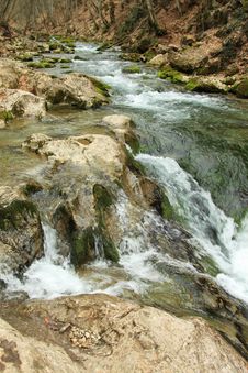 Mountain River In Forest Royalty Free Stock Image Mountain River In Forest Royalty Free Stock Image