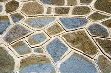 Fragment Of A Rough Stone Wall Royalty Free Stock Photo Fragment Of A Rough Stone Wall Royalty Free Stock Photo