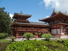 Byodo-in Buddhist Temple. Royalty Free Stock Photography