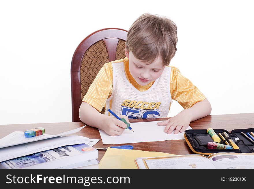 Boy With Pencil