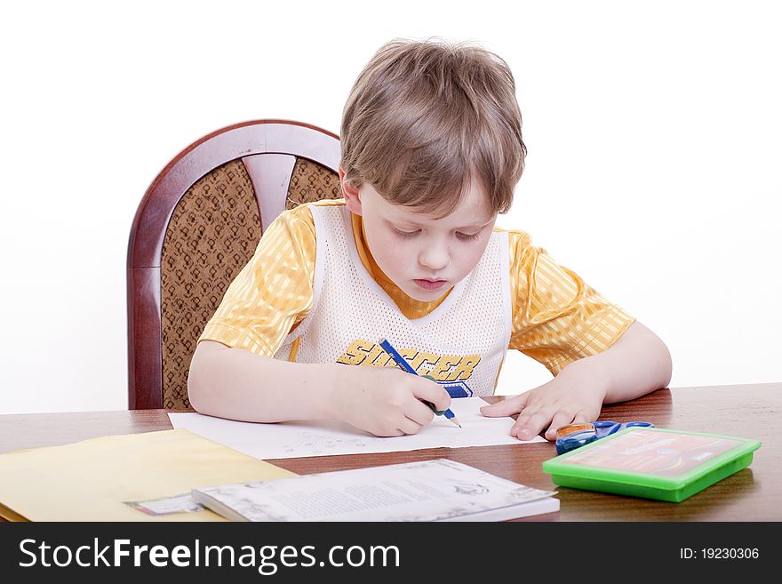 Boy With Pencil