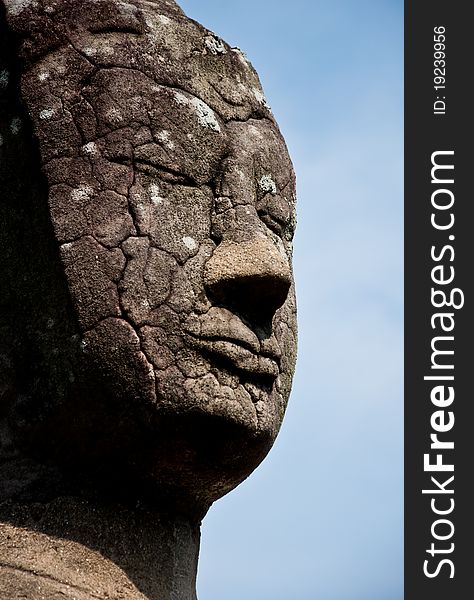 Ancient Buddha. Enshrined in the ancient temples in Ayutthaya. Four hundred years longer.