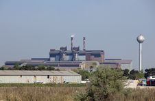 Old Industrial Plant In The Background Royalty Free Stock Photos Old Industrial Plant In The Background Royalty Free Stock Photos