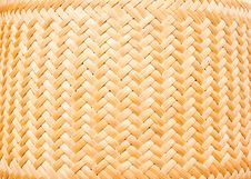 Bamboo Weave Texture Royalty Free Stock Image