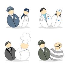 Different Profession Stock Image Different Profession Stock Image