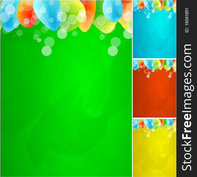 Glass Shapes Background