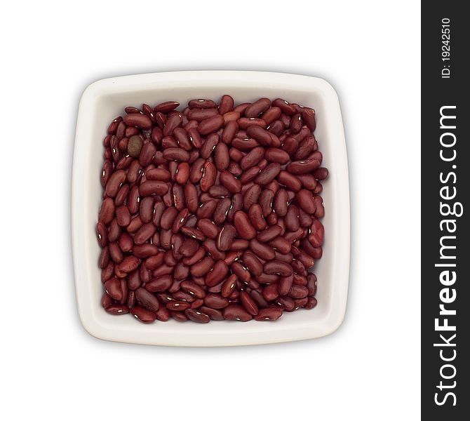 Kidney beans in a dish