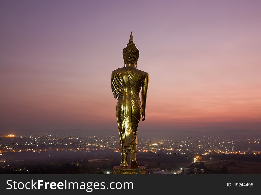 Image of Buddha on upland