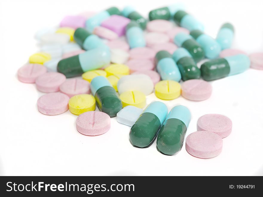 Tablets and capsules isolated