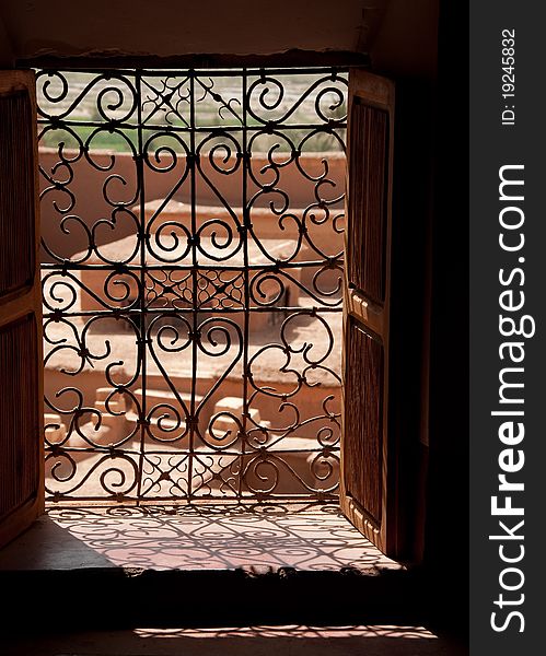 Window Inside Taourirt Kasbah