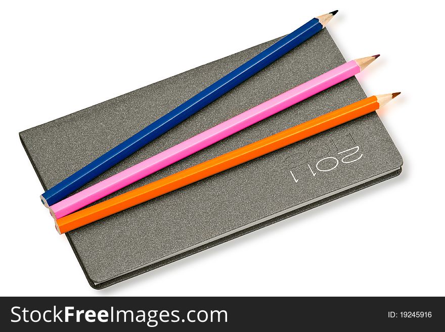Notebook And Pencils