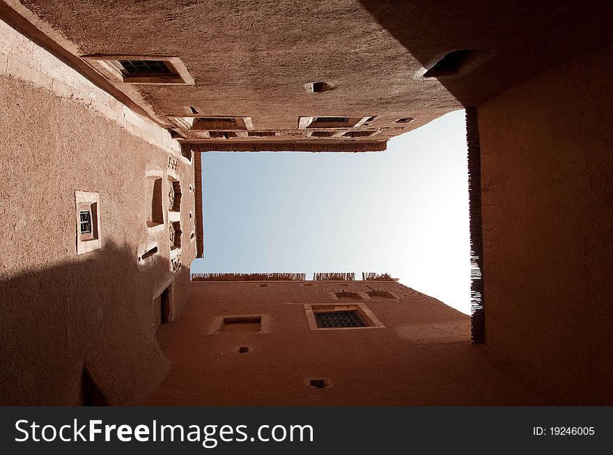 View inside Taourirt Kasbah
