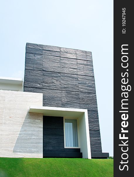 A simple structure exterior design and minimalism