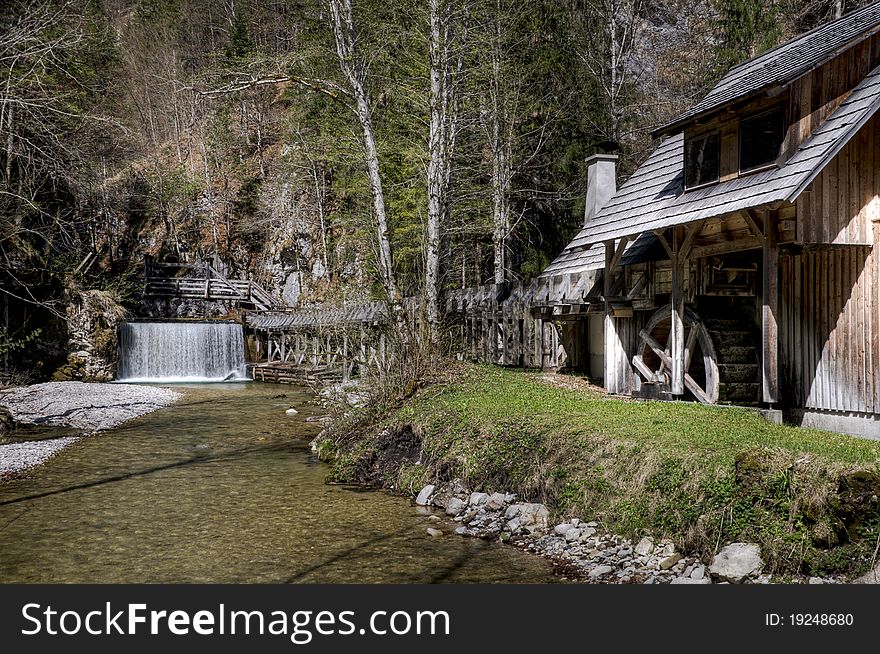 Last functional water saw mill in central Europe, Mendlingtal, Austria. Last functional water saw mill in central Europe, Mendlingtal, Austria