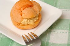 Tasty Cream Puff For Dessert Royalty Free Stock Image Tasty Cream Puff For Dessert Royalty Free Stock Image