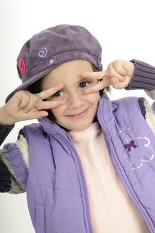 Cute Child Gesturing Royalty Free Stock Photos Cute Child Gesturing Royalty Free Stock Photos