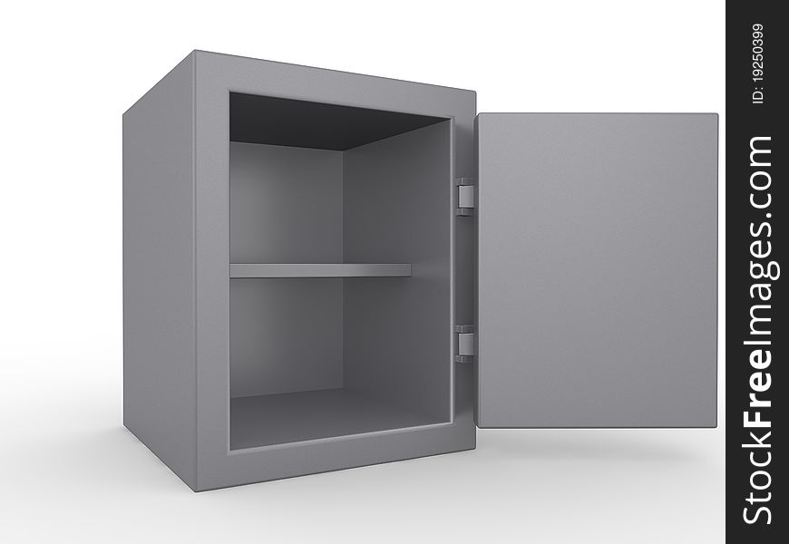 Bank Safe in 3D style