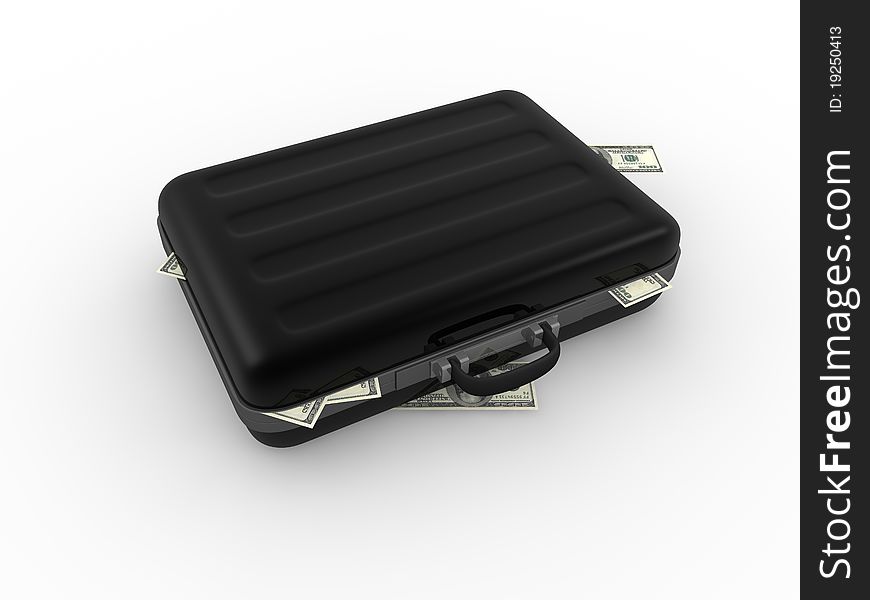 Case concept in 3D style