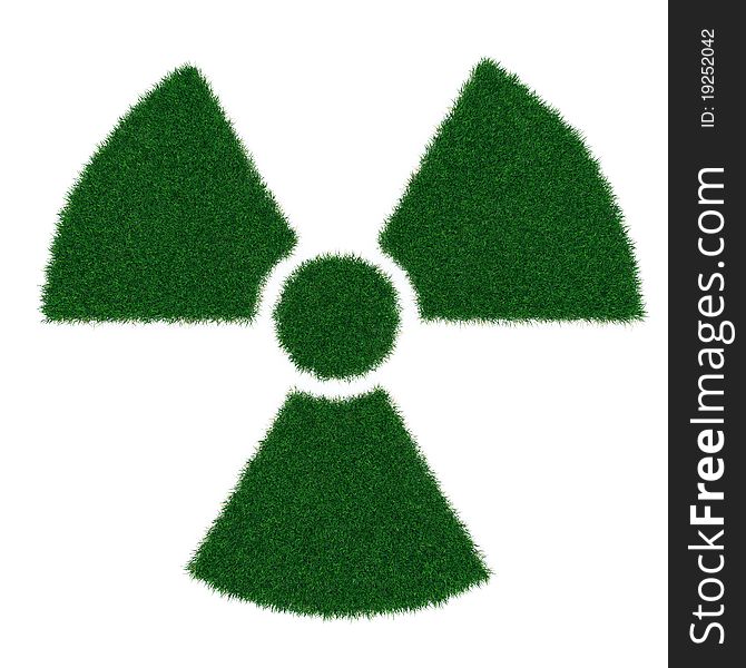Radiation Symbol From Grass