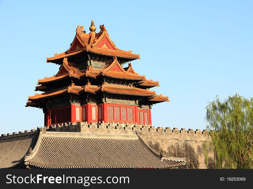 The Corner Tower Of The Forbidden City