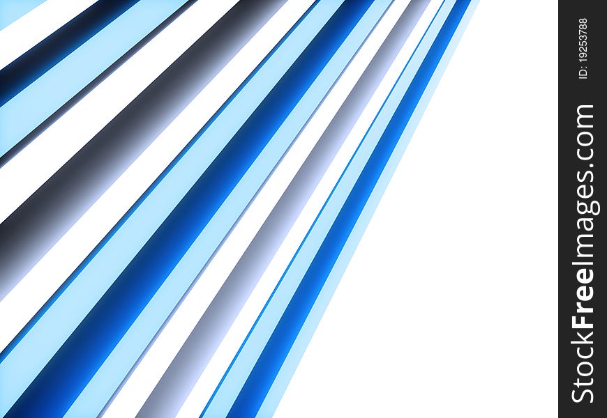 Geometrical background with blue and white lines
