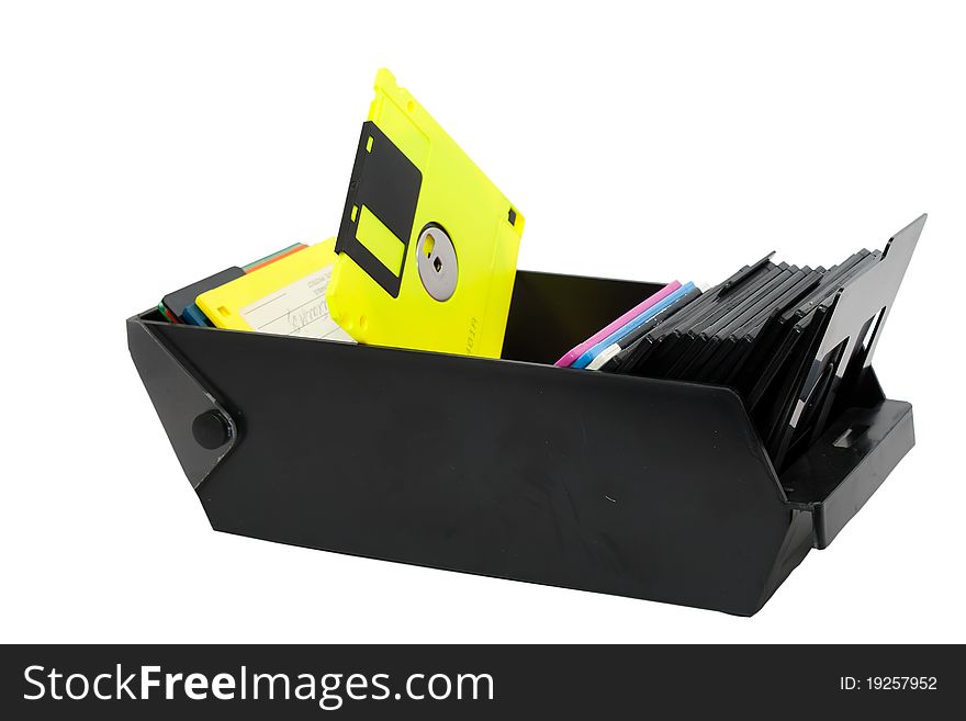 Box of floppy disks