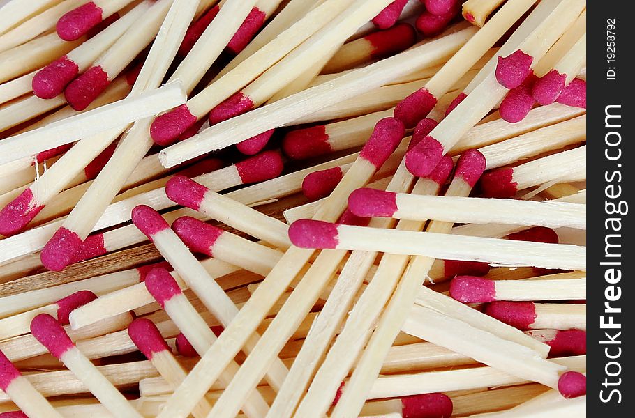 Texture of a group of scattered matches. Texture of a group of scattered matches