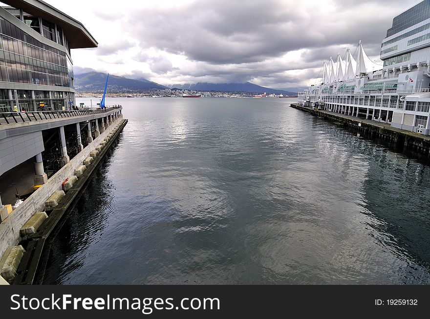 Harbor of Vancouver,bc,canada