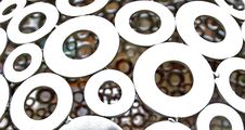 Stainless Rings Royalty Free Stock Photo